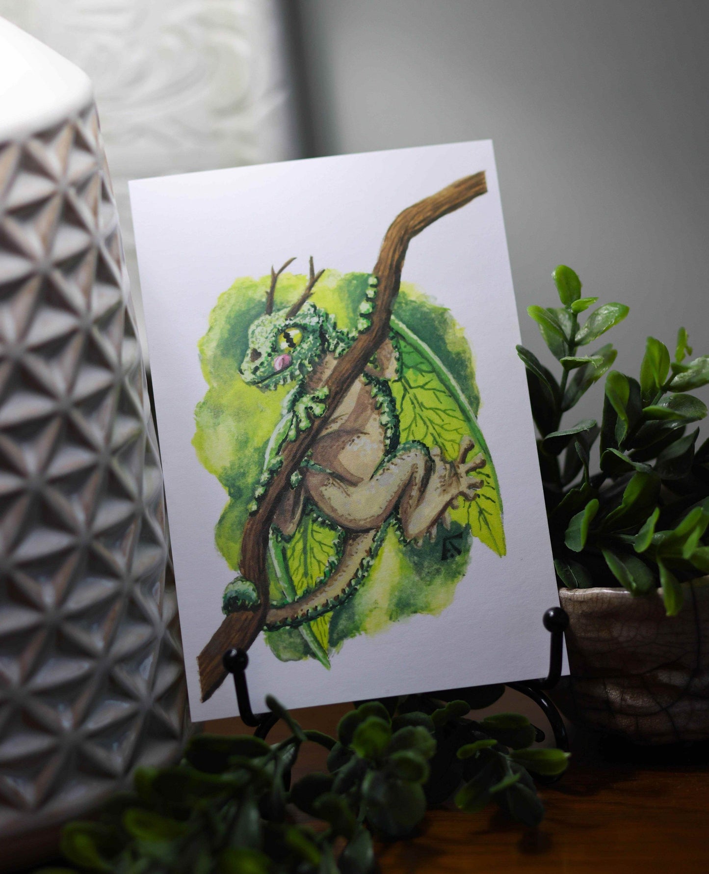 Mossy Leaf-Wing Dragon 4x6