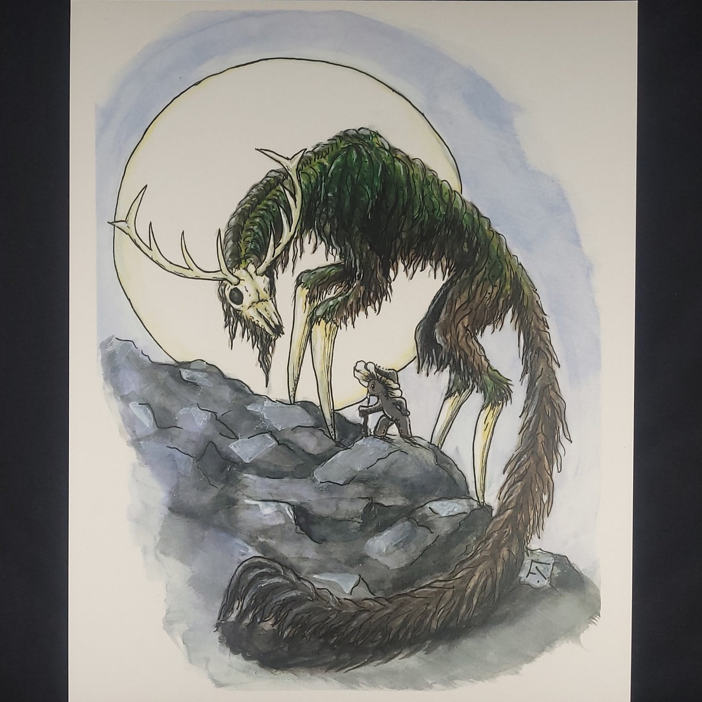 The Elder and the Skuldeer 8x10