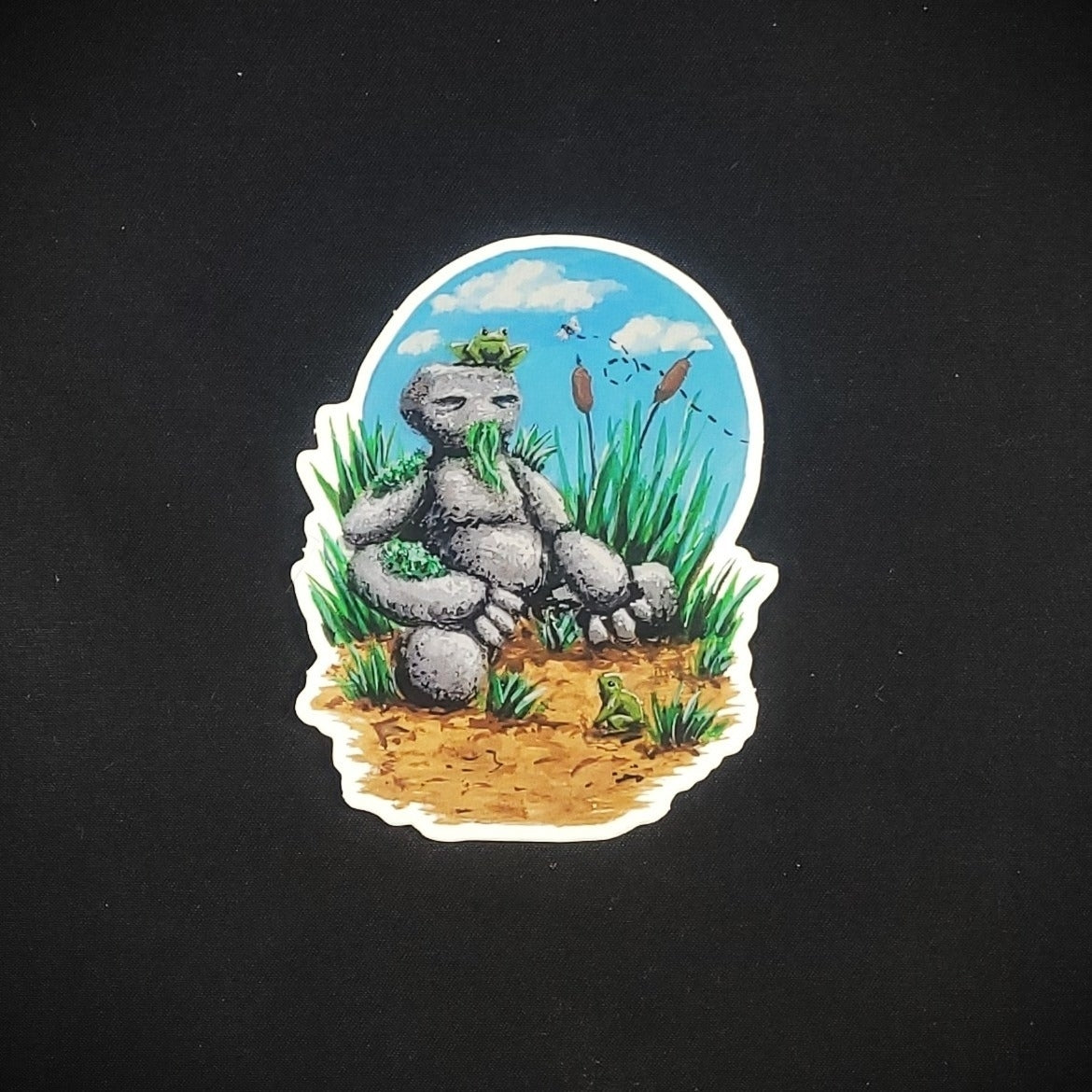 Frog Rockem Sticker