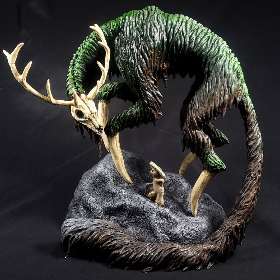 The Elder and the Skuldeer - Master Sculpture