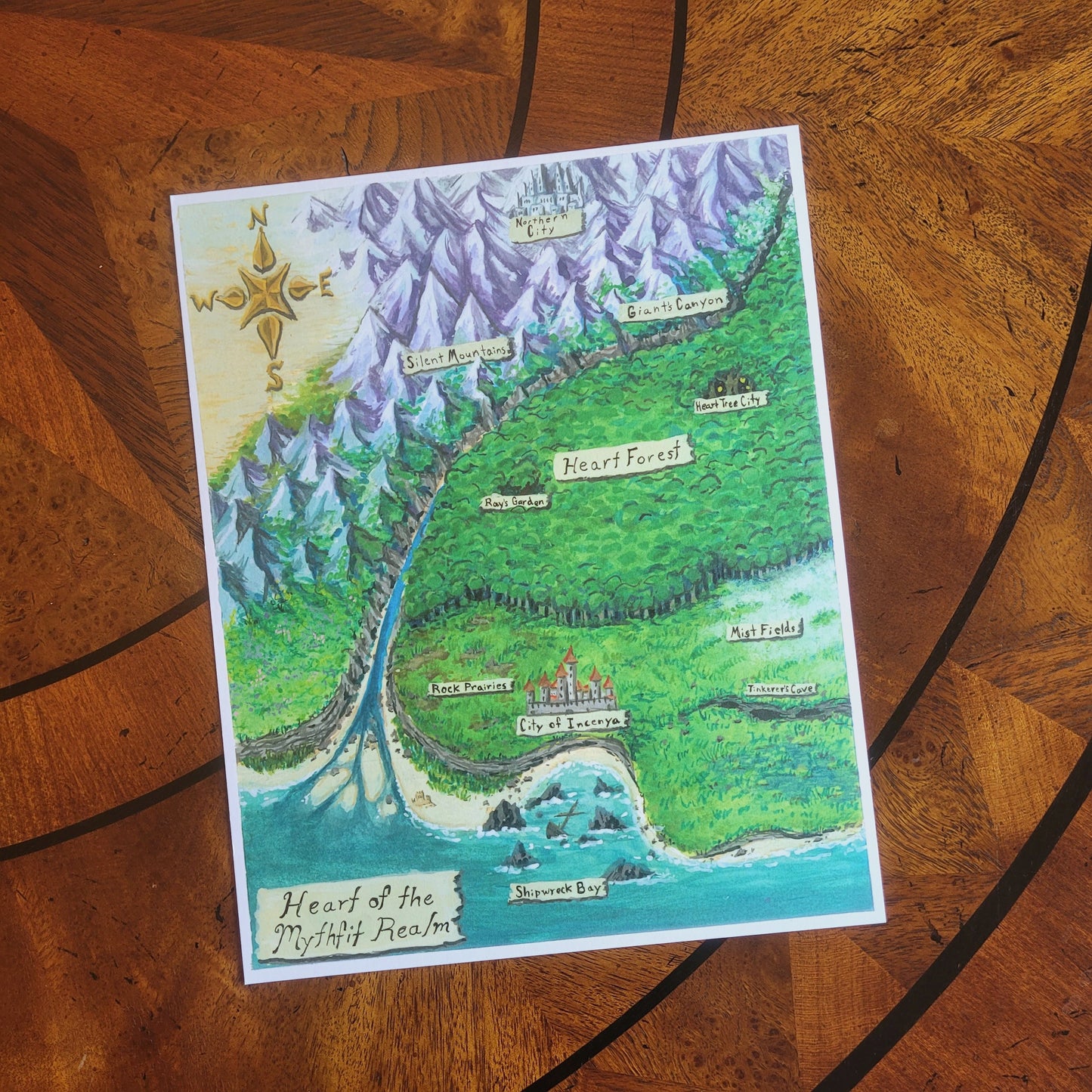 Heart of the Mythfit Realm 8×10