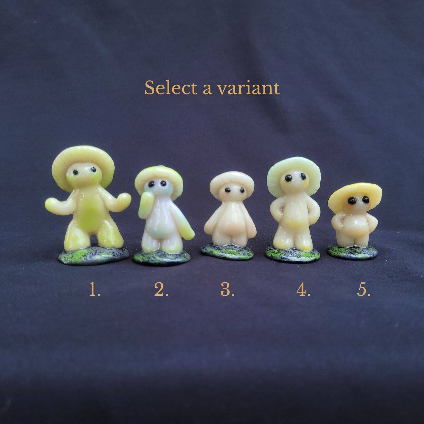 Glowing Shroomen - Blue (Varied)