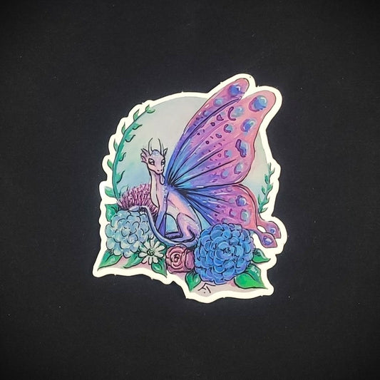 Butterfly Dragon Sticker