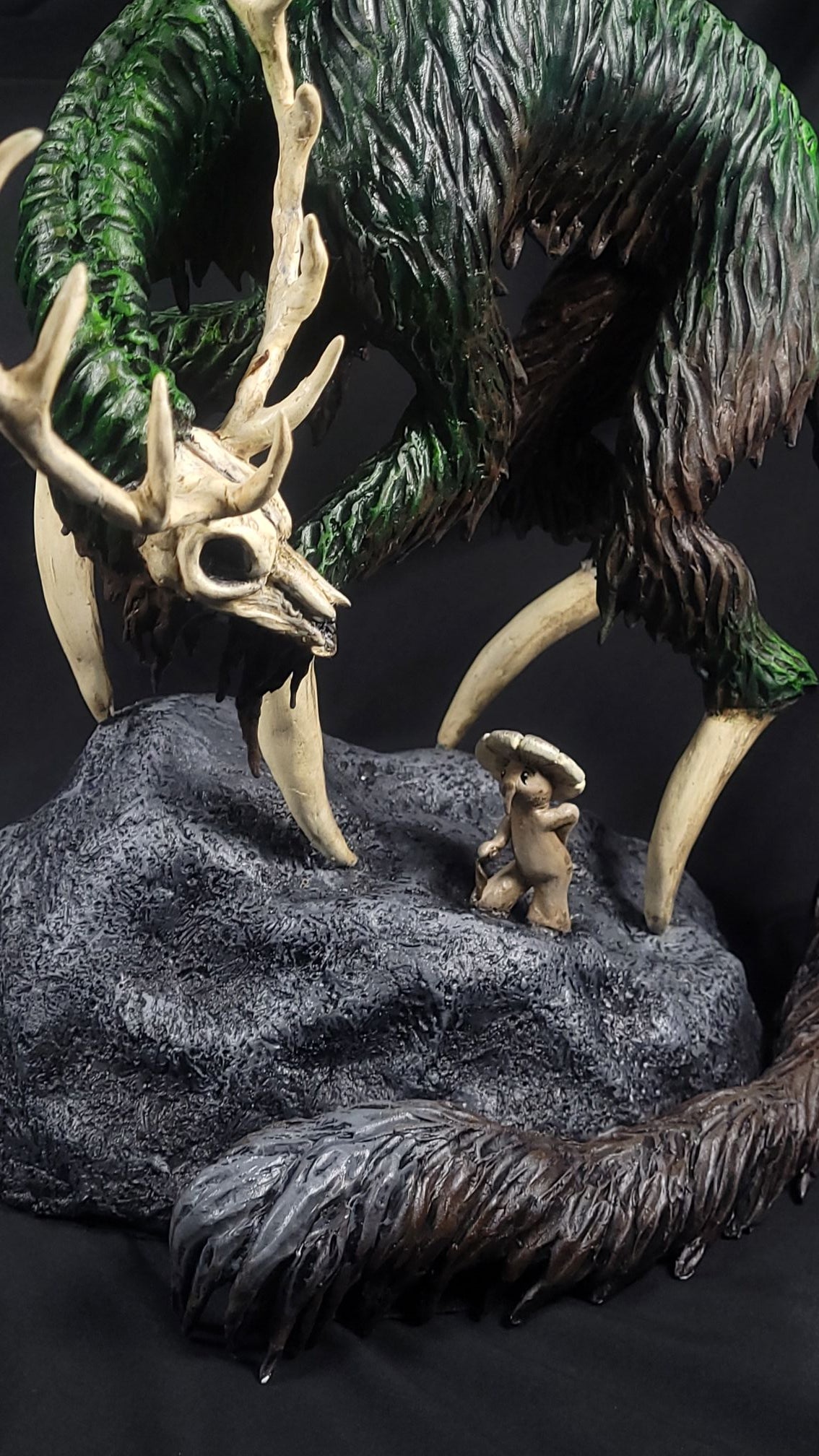 The Shroomen and the Skuldeer- Master Sculpture