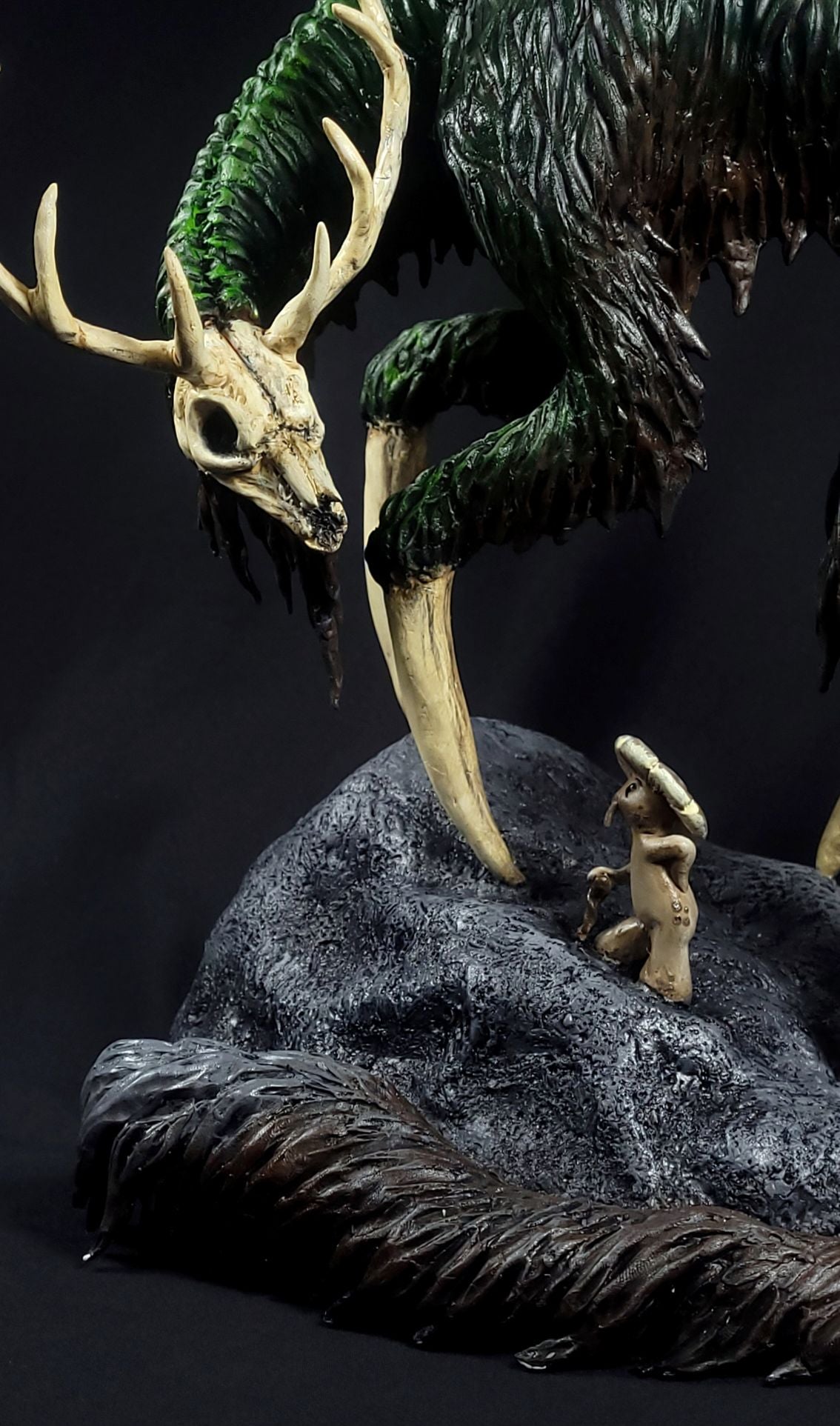 The Shroomen and the Skuldeer- Master Sculpture