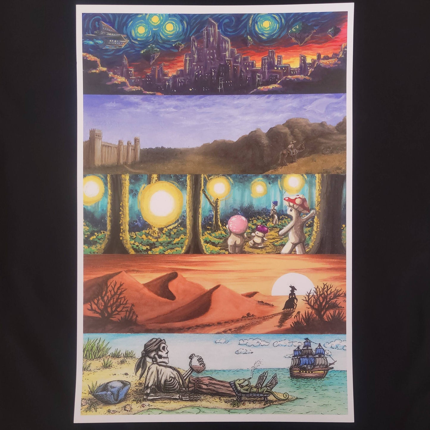 Worlds To Explore 18x11