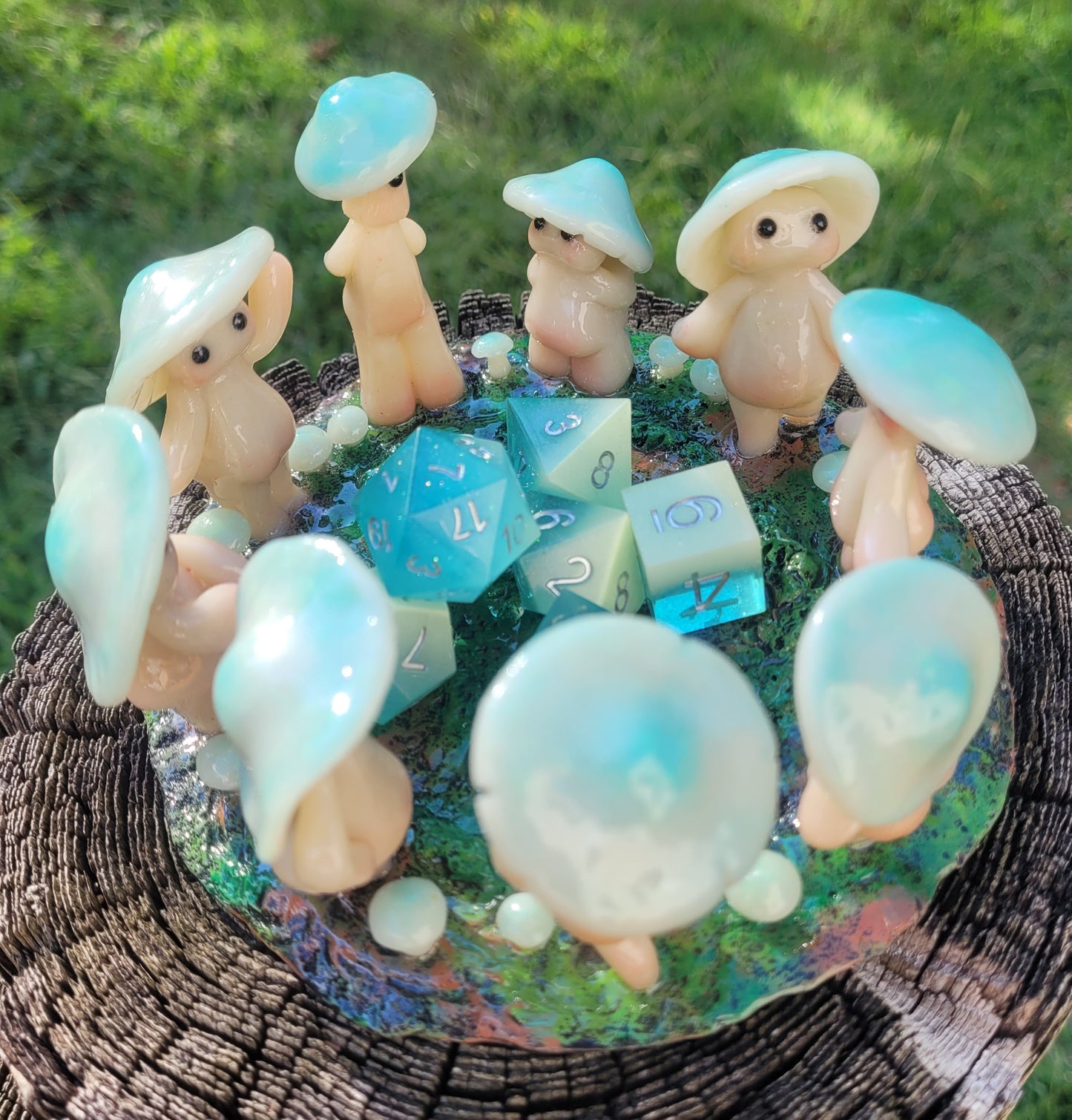 Shroomen Fairy Ring - Mini Sculpture