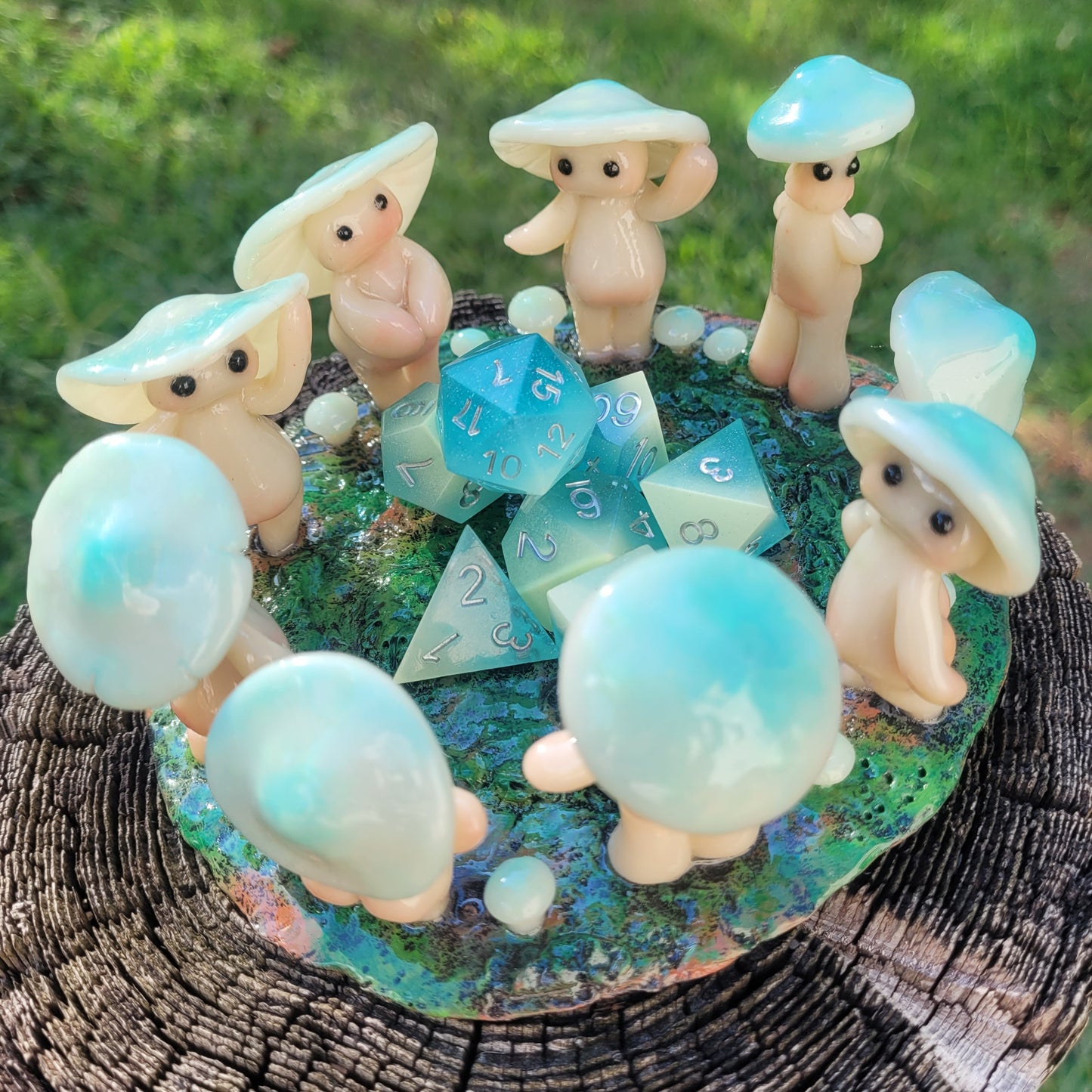 Shroomen Fairy Ring - Mini Sculpture