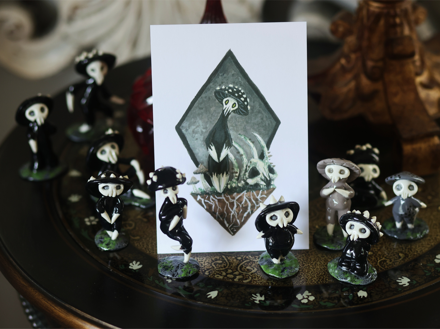Bone Shroomen - Mini Sculptures