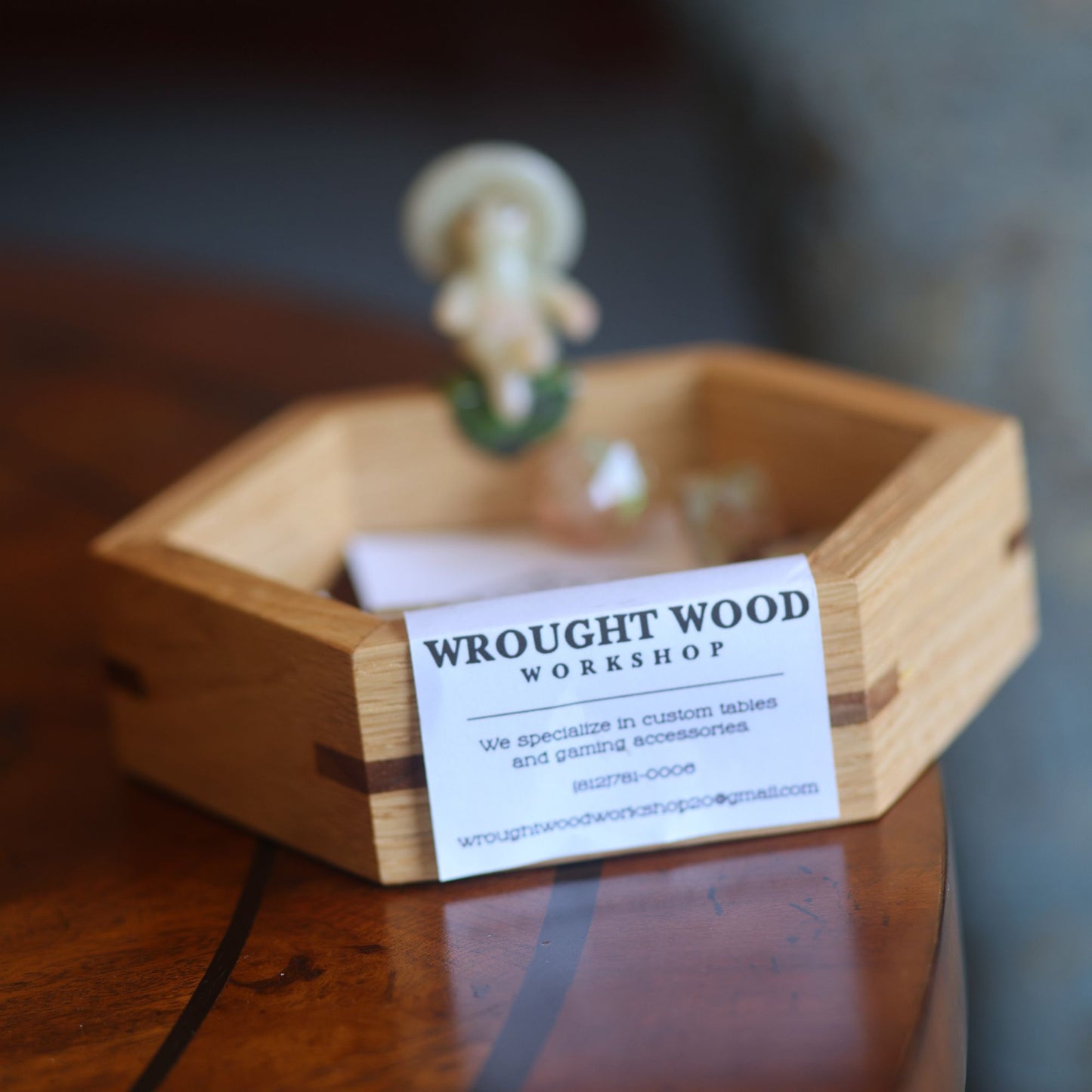 Wrought Wood Workshop Wooden Dice Trays