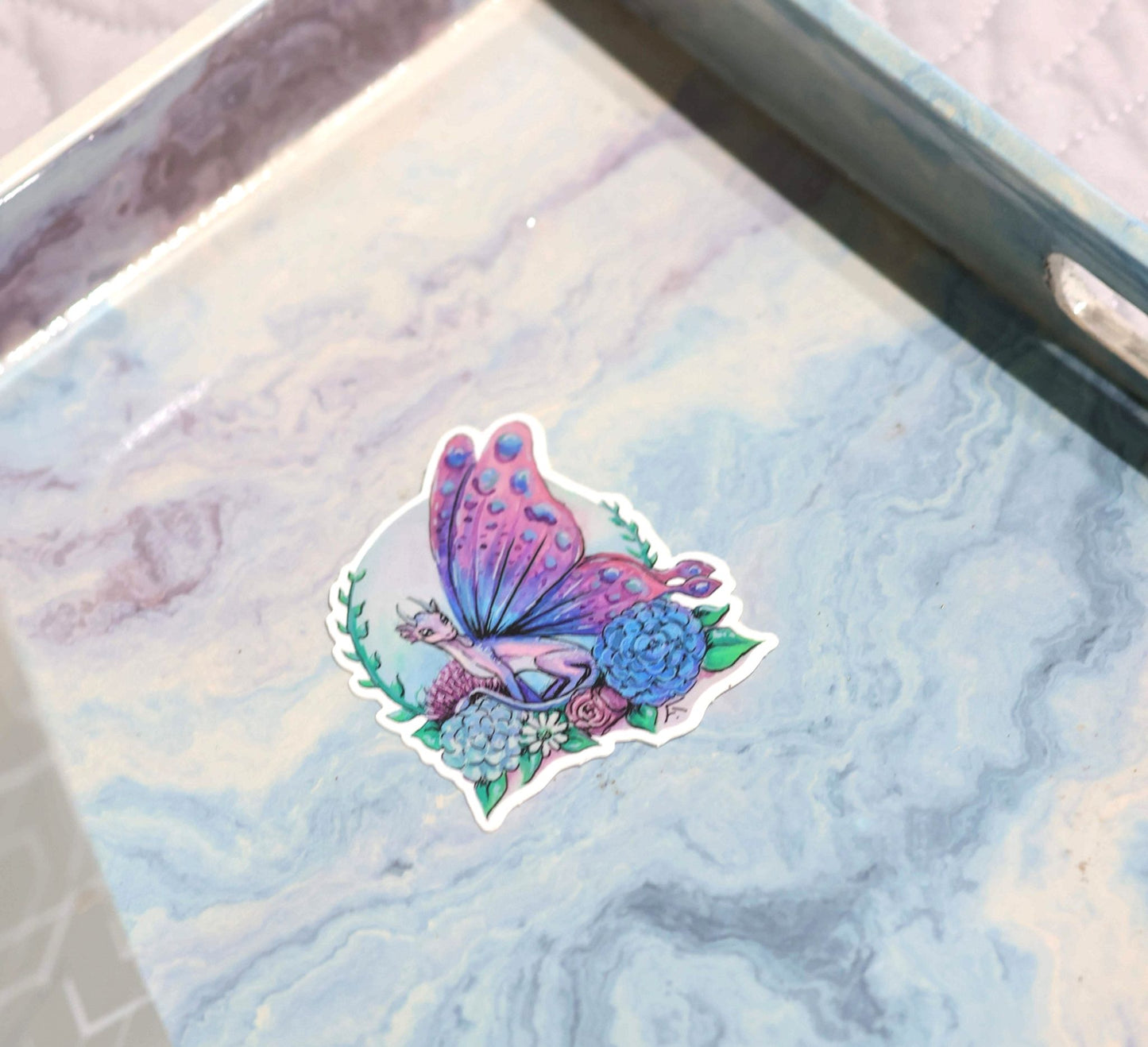 Butterfly Dragon Sticker